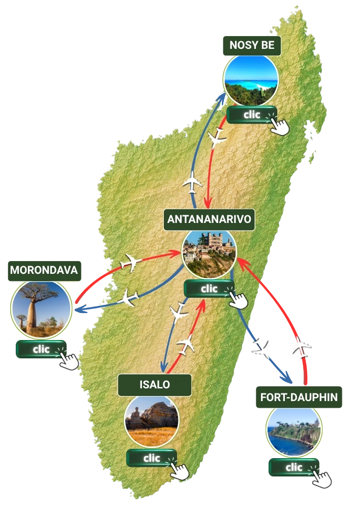 Madagascar Tours Maps